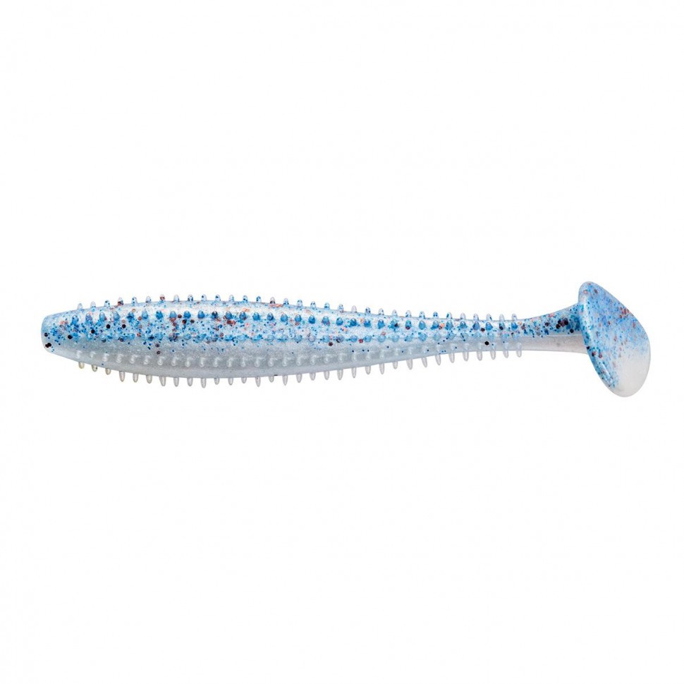 Виброхвост Helios Shaggy 5,12"/13 см, цвет Blue Fish 5 шт HS-18-052 , 